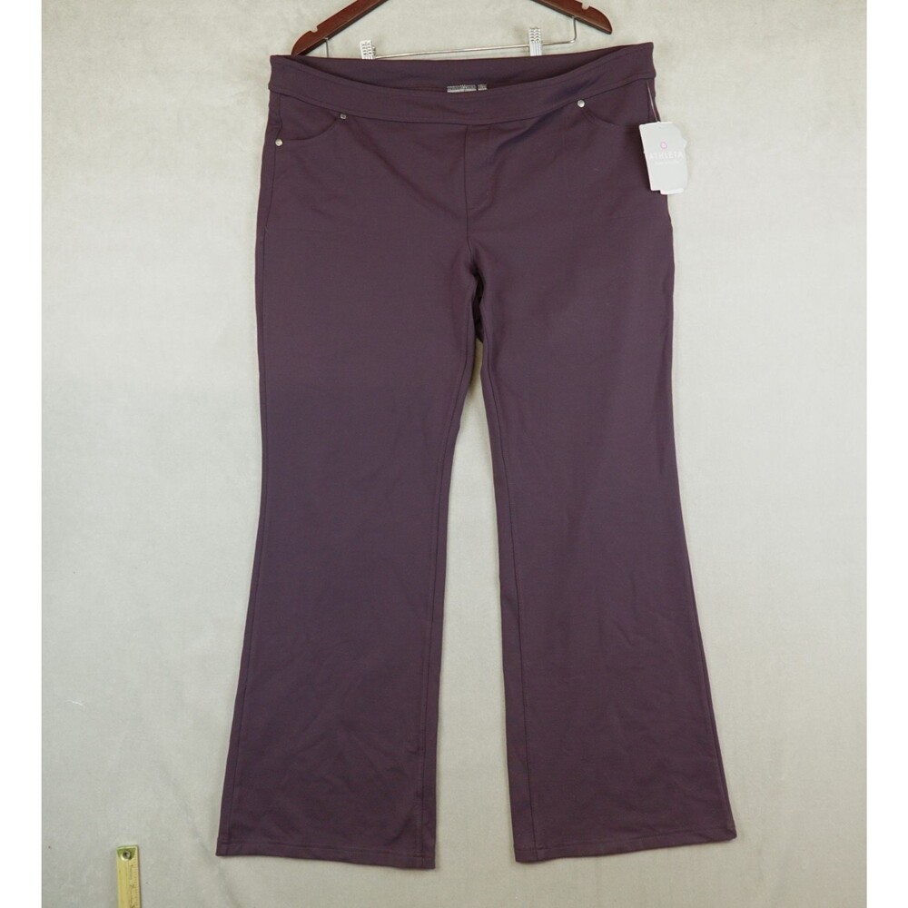 NWT Athleta Bettona Classic Pant Womens Size 1X Plus Wide Leg Yoga Travel Pants